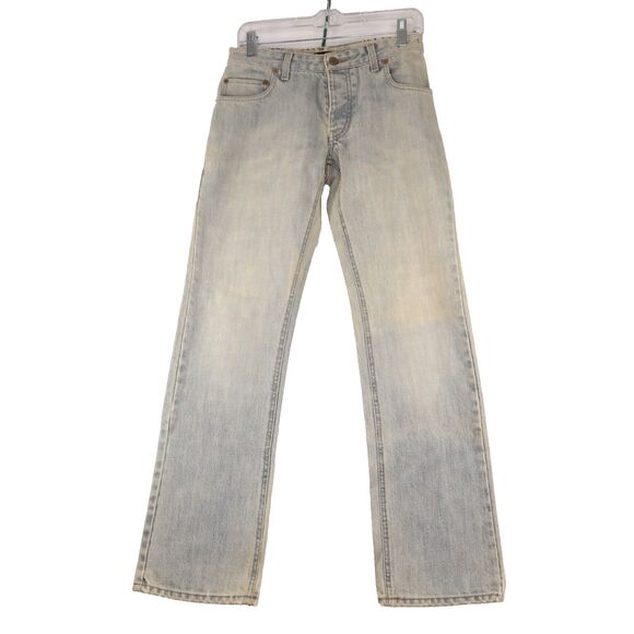MESSAGERIE Men's Designer Straight Fit Button Fly Jeans EU44 (27Wx31L) Italy
